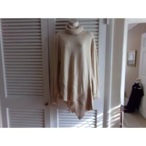 Vintage Du Jour turtleneck tunic sweater XL Gold trim at‎ botton